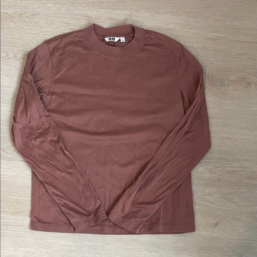 Uniqlo U Lemaire small Women's Long Sleeve Tee in Rust